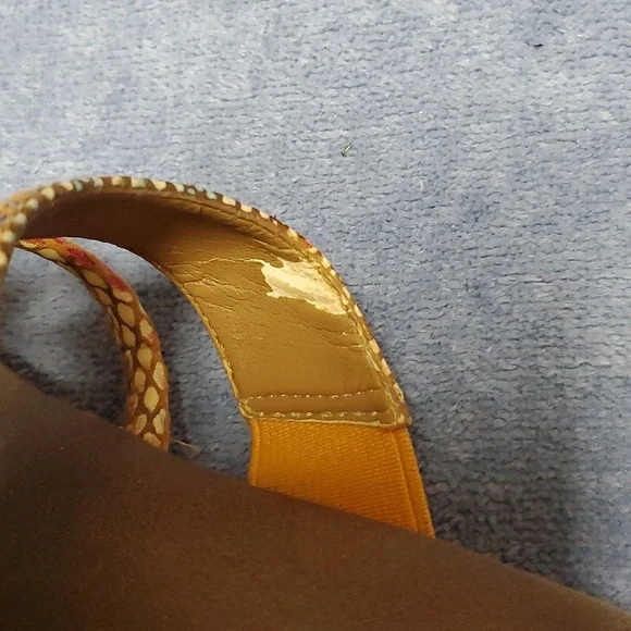 🔵 🎉Host Pick!🎉 Sz 8 Aerosoles Multicolored Snake Print Sandals - Picture 9 of 9